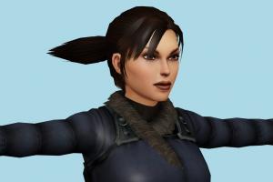Lara Croft Lara-Croft, Lara, Croft, lara, Tomb-Raider, girl, female, woman, people, human, xna, characters, rigged
